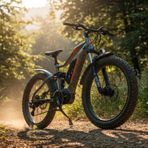 Unleash adventure with a robust 750 watt electric bike built for off-road trails.