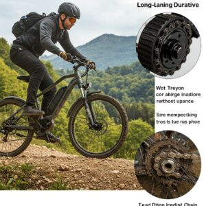 Visual showcasing the long-lasting durability of an ebike belt compared to other drive systems.