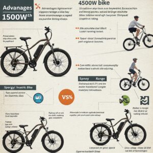 Key benefits and specifications of a high-powered 1500w ebike.