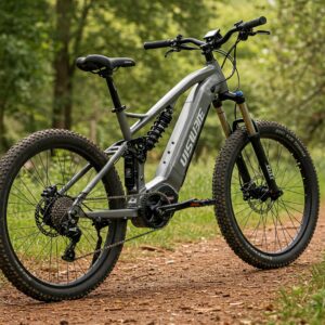Person commuting in the city on a fast 1500w ebike.