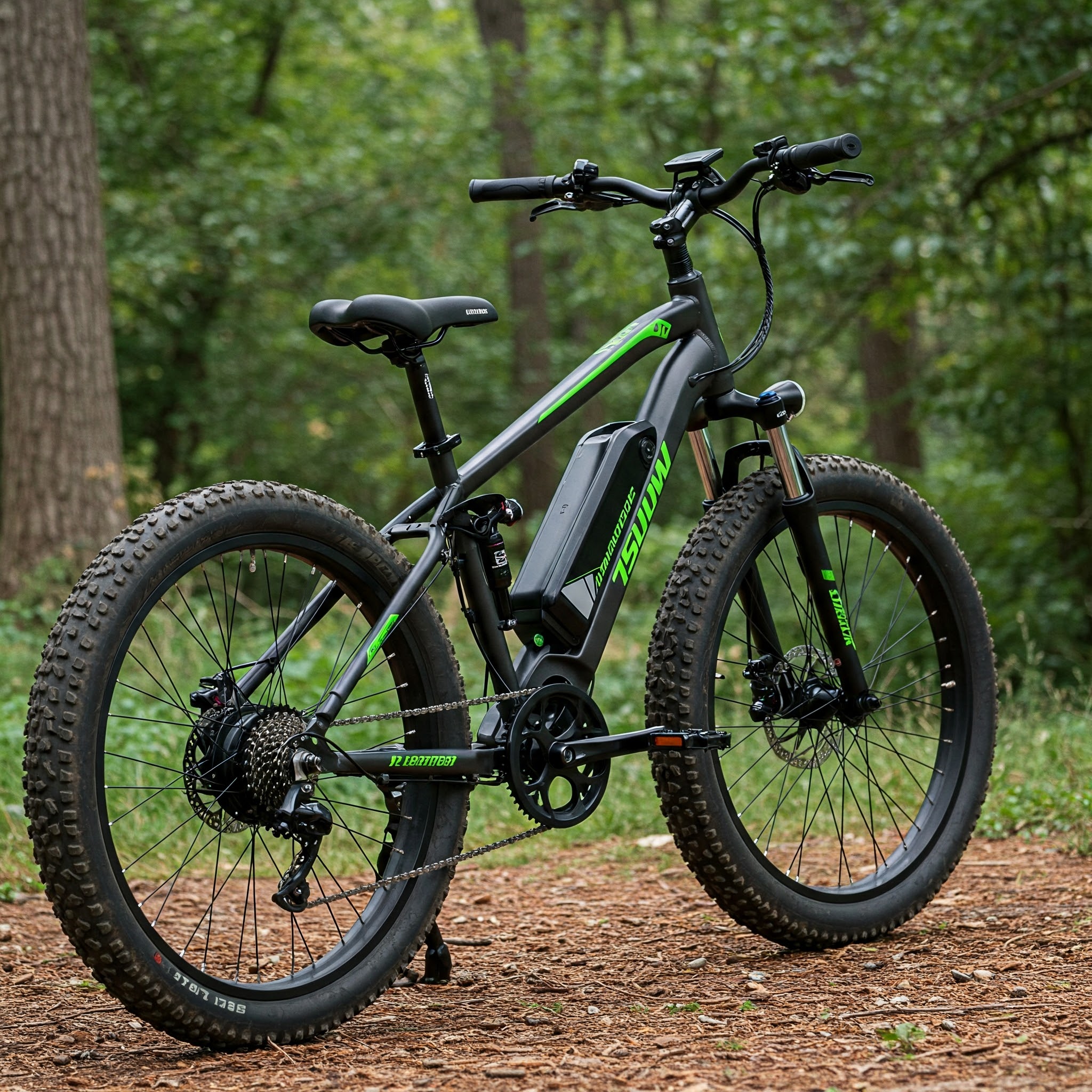 Powerful 1500w ebike for efficient commuting and off-road adventures.