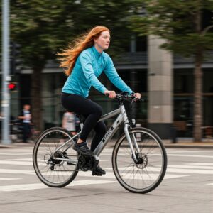 Integrated battery design on a compact 20 inch e bike.