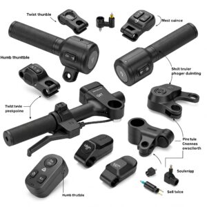 "Different types of e bike thumb throttle available for electric bicycles."