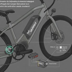 "Infographic highlighting the benefits of using a torque sensor ebike, such as providing a smooth and natural pedal assist experience."