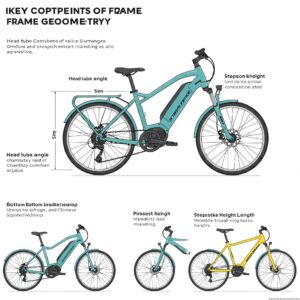 Understanding electric bike frame geometry and how it influences rider posture, comfort, and handling.