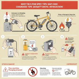 Important safety tips to consider when charging e bike.