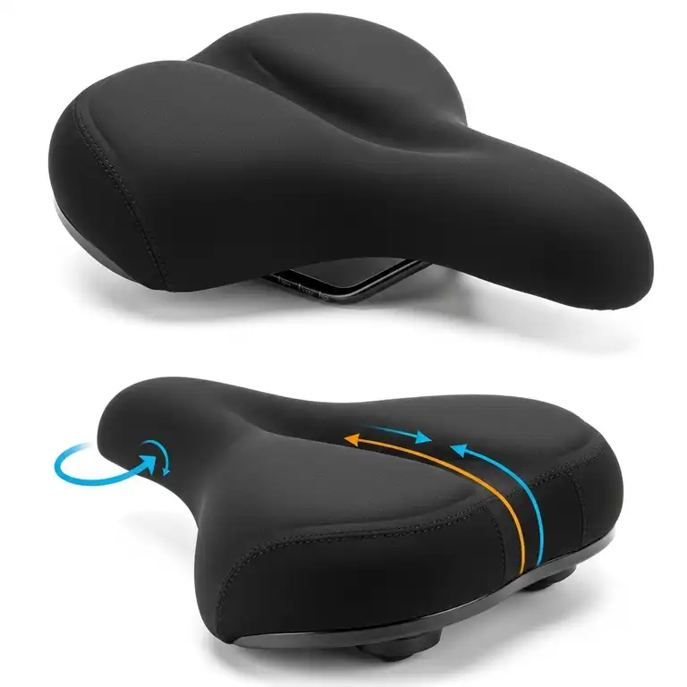 Ergonomic and plush, this is the most comfortable e bike seat for long rides, designed for ultimate comfort and support.