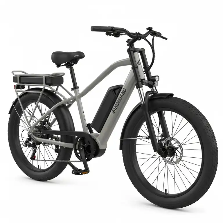 A sturdy electric bike for 400 lb person, featuring a reinforced frame and comfortable seating, ideal for heavier riders.