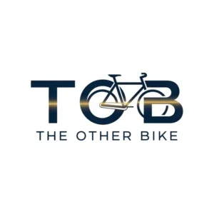 The "The Other Bike" (TOB) logo, representing Mike Moser ebikes unique ebike brand, with design elements that subtly hint at his craftsmanship and innovation.
