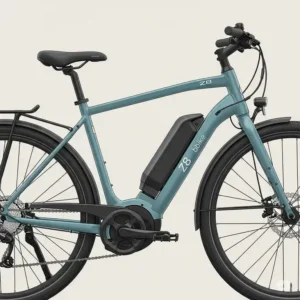 Illustration showing the seamless battery integration within the Z8 ebike frame, ensuring a balanced ride.