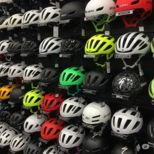 "Wide selection of ebikes helmet toronto available, showcasing various brands, colors, and designs for different preferences."

