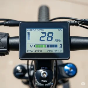 a 52 volt electric bike display