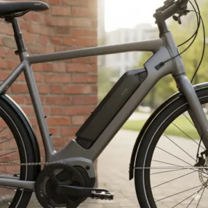 Integrated long-range battery of the top rated electric bikes for city commuting.