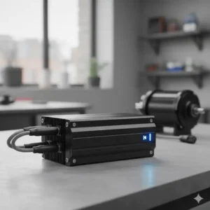 A high-performance, higher-voltage e-bike battery pack that can supply the necessary current for an upgraded e-bike motor.