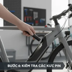 A visual inspection of the battery contact terminals inside the e-bike frame to ensure they are clean before you replace e bike battery.