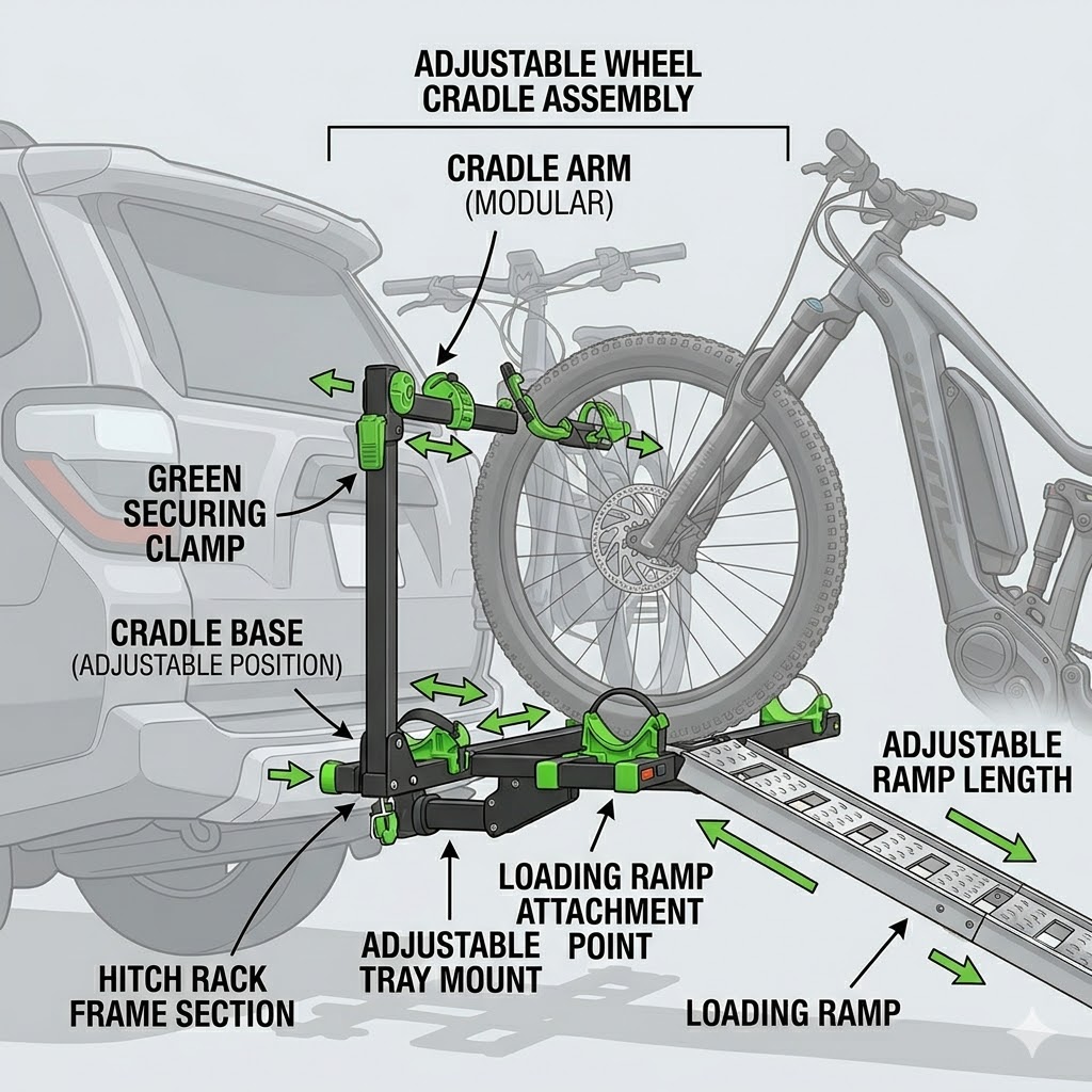 7 Best Hitch Bike Rack With Ramp Adjustable Models For E-Bikes (2026 ...